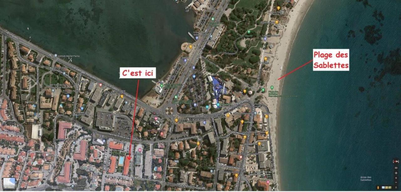 Charmant Appart. 500M Plages Des Sablettes La Seyne-sur-Mer Esterno foto